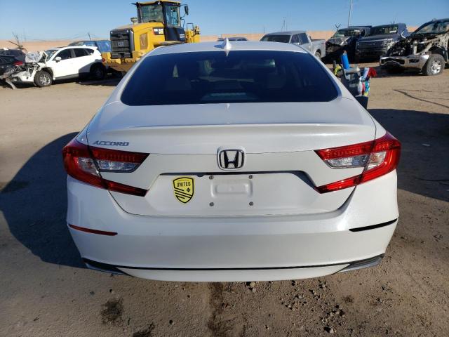 1HGCV1F18KA017034 - 2019 HONDA ACCORD LX WHITE photo 6