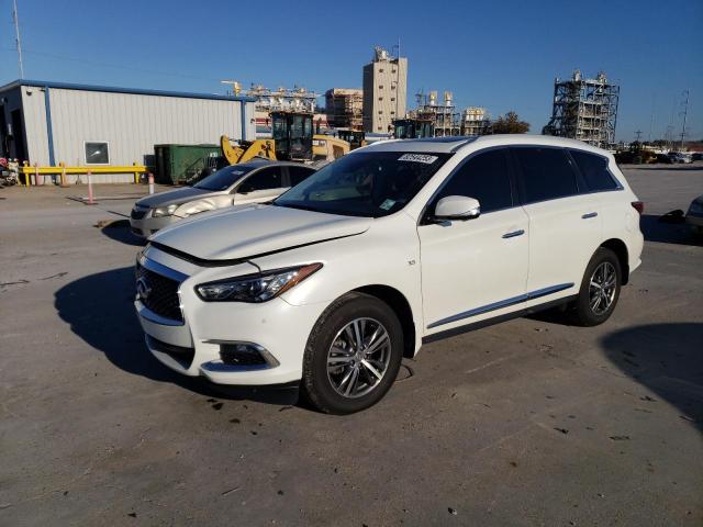 5N1DL0MM8LC500024 - 2020 INFINITI QX60 LUXE WHITE photo 1