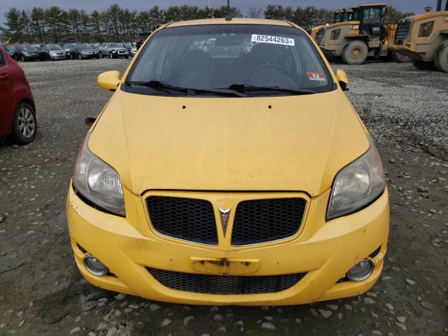 KL2TD66E59B690887 - 2009 PONTIAC G3 YELLOW photo 5