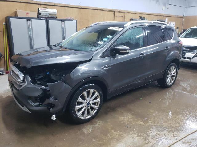 1FMCU9J97HUB75476 - 2017 FORD ESCAPE TITANIUM GRAY photo 1