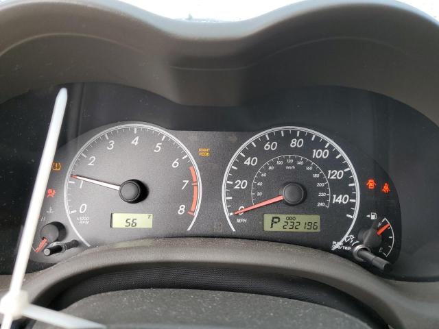 1NXBU4EE2AZ247289 - 2010 TOYOTA COROLLA BASE WHITE photo 9