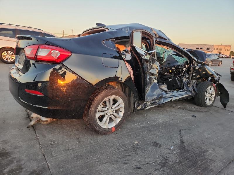 1G1BE5SM2K7110459 - 2019 CHEVROLET CRUZE LT შავი ფოტო 3