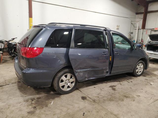 5TDZK22C08S151045 - 2008 TOYOTA SIENNA XLE BLUE photo 3