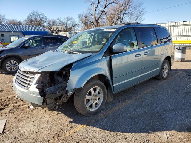 2A8HR54P48R110931 - 2008 CHRYSLER TOWN & COU TOURING BLUE photo 1