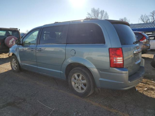 2A8HR54P48R110931 - 2008 CHRYSLER TOWN & COU TOURING BLUE photo 2
