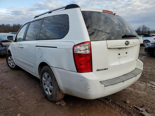 KNDMB233386221288 - 2008 KIA SEDONA EX WHITE photo 2