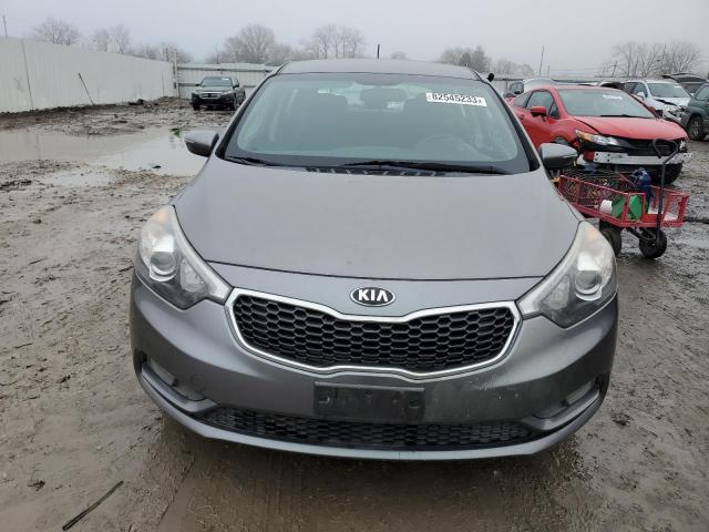 KNAFX5A89F5318585 - 2015 KIA FORTE EX GRAY photo 5