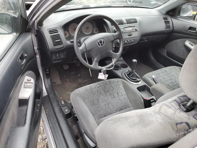 1HGEM21911L117526 - 2001 HONDA CIVIC SI SILVER photo 8