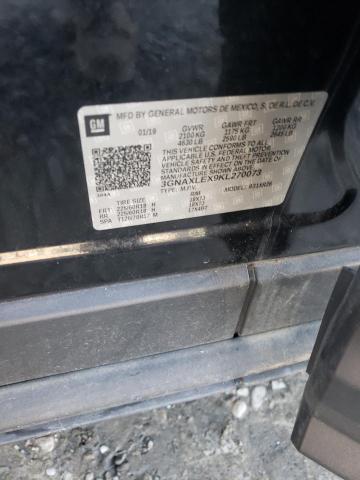 3GNAXLEX9KL270073 - 2019 CHEVROLET EQUINOX LT შავი ფოტო 13