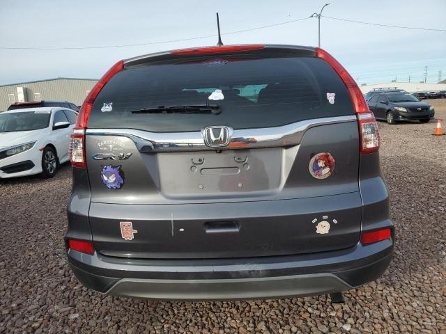 3CZRM3H36FG710420 - 2015 HONDA CR-V LX GRAY photo 6