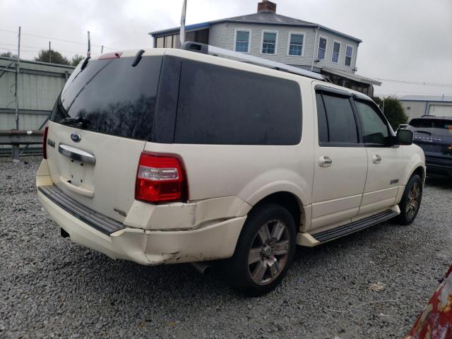 1FMFK20598LA77838 - 2008 FORD EXPEDITION EL LIMITED WHITE photo 3