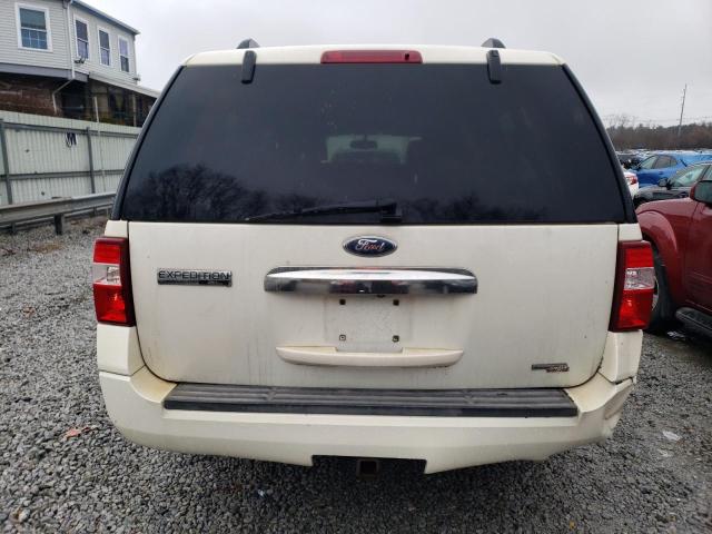 1FMFK20598LA77838 - 2008 FORD EXPEDITION EL LIMITED WHITE photo 6