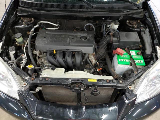 2T1KR32E28C719406 - 2008 TOYOTA COROLLA MA XR BLACK photo 11