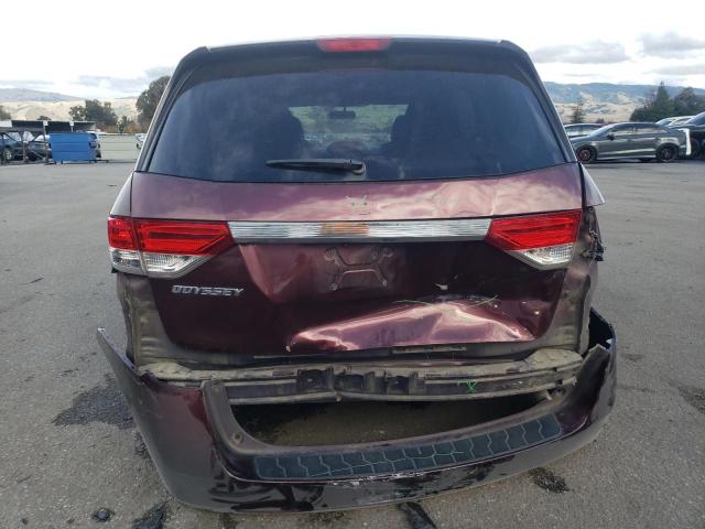 5FNRL5H25FB082111 - 2015 HONDA ODYSSEY LX MAROON photo 6