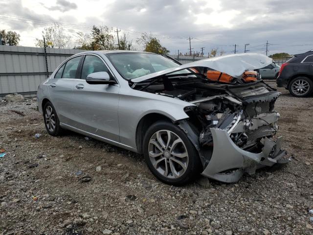 55SWF4KB6GU177273 - 2016 MERCEDES-BENZ C 300 4MATIC SILVER photo 4