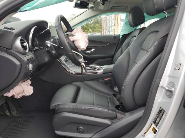 55SWF4KB6GU177273 - 2016 MERCEDES-BENZ C 300 4MATIC SILVER photo 7
