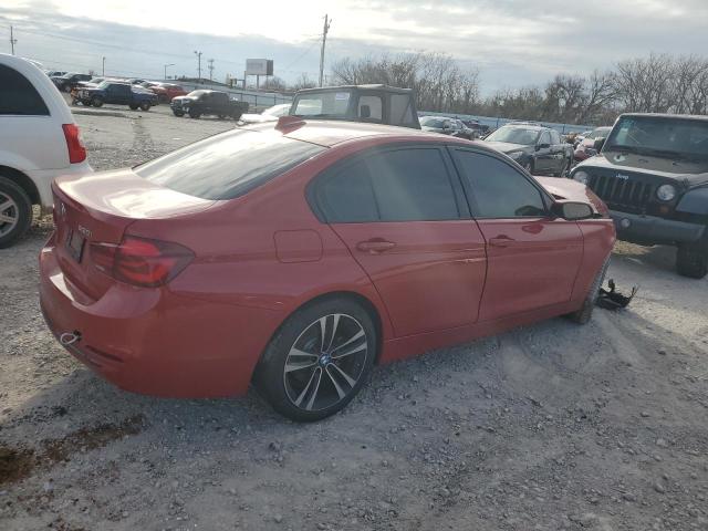 WBA8B9C57JEE82088 - 2018 BMW 330 I RED photo 3