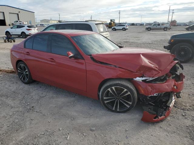 WBA8B9C57JEE82088 - 2018 BMW 330 I RED photo 4