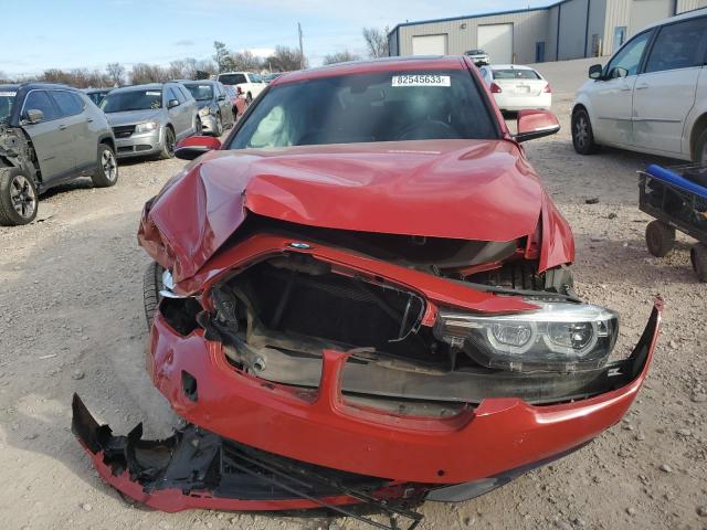 WBA8B9C57JEE82088 - 2018 BMW 330 I RED photo 5