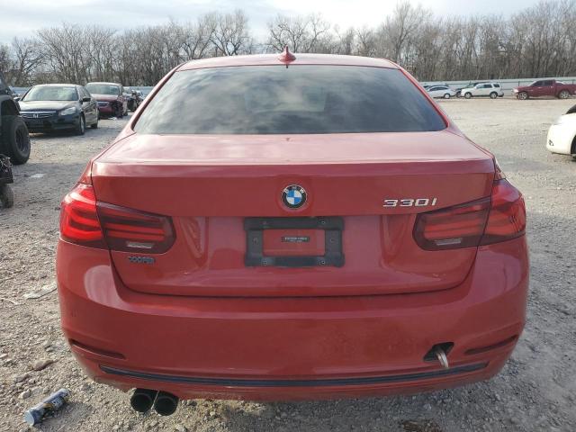 WBA8B9C57JEE82088 - 2018 BMW 330 I RED photo 6