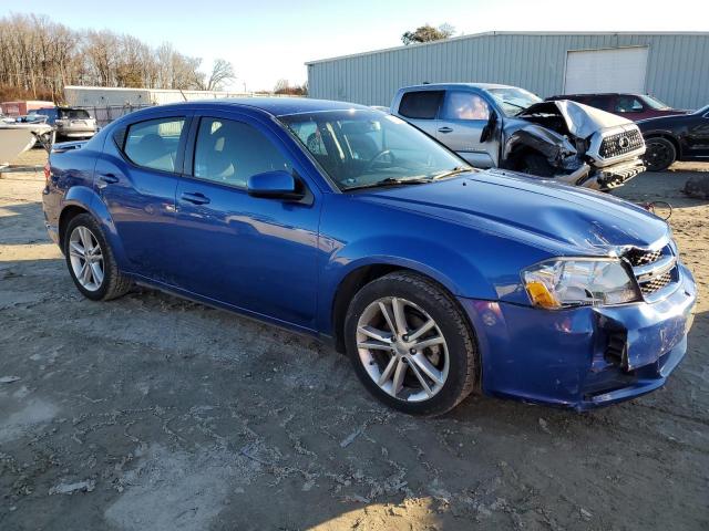 1C3CDZCG1DN582329 - 2013 DODGE AVENGER SXT BLUE photo 4