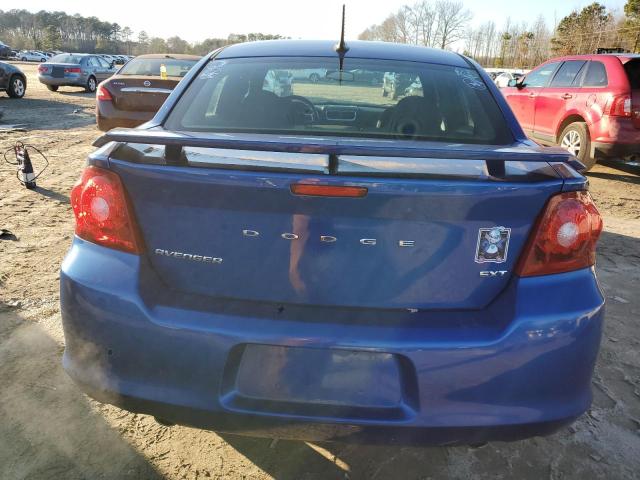 1C3CDZCG1DN582329 - 2013 DODGE AVENGER SXT BLUE photo 6