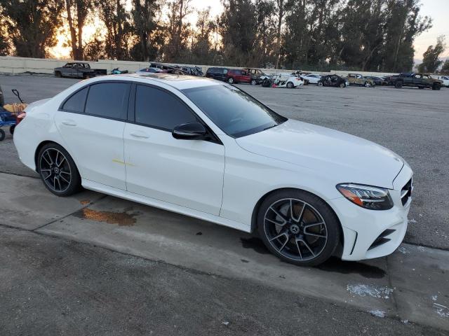 55SWF8DB6KU321370 - 2019 MERCEDES-BENZ C 300 WHITE photo 4