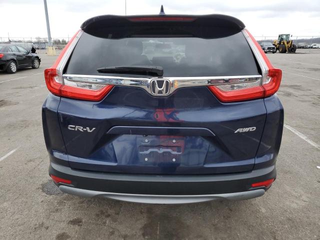 5J6RW2H80HL005618 - 2017 HONDA CR-V EXL BLUE photo 6