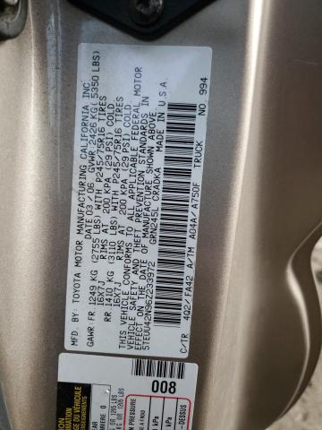 5TEUU42N96Z233972 - 2006 TOYOTA TACOMA ACCESS CAB Алтын фото 12