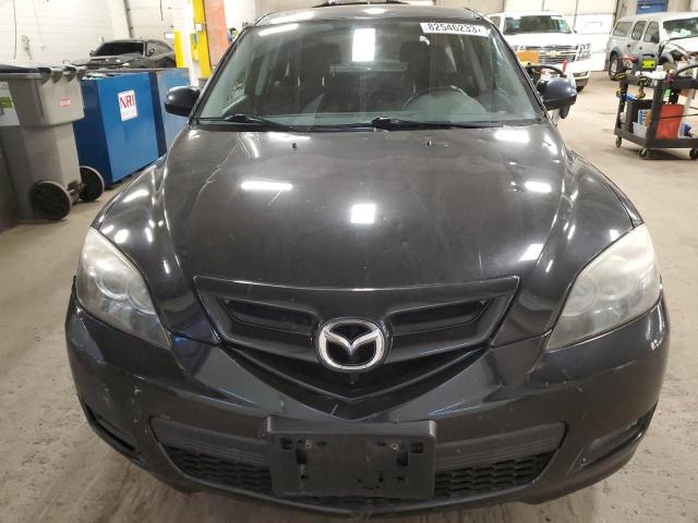 JM1BK343271761528 - 2007 MAZDA 3 HATCHBACK BLACK photo 5