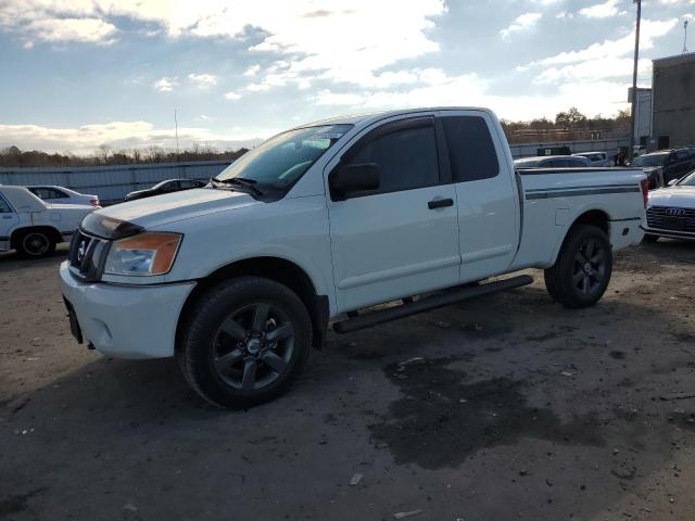 1N6AA0CJ1CN322141 - 2012 NISSAN TITAN S WHITE photo 1