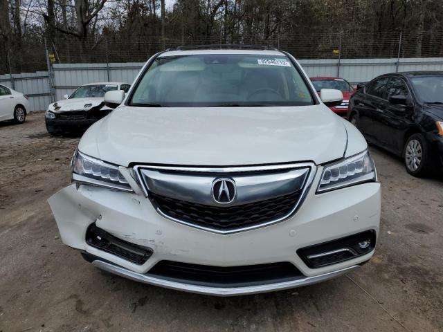 5FRYD4H98GB026566 - 2016 ACURA MDX ADVANCE WHITE photo 5