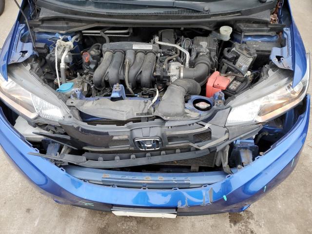 3HGGK5G53FM761975 - 2015 HONDA FIT LX BLUE photo 11