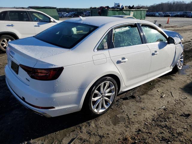 WAUENAF4XKA109826 - 2019 AUDI A4 PREMIUM PLUS WHITE photo 3