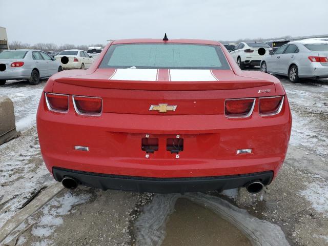 2G1FB1EV3A9182209 - 2010 CHEVROLET CAMARO LT RED photo 6