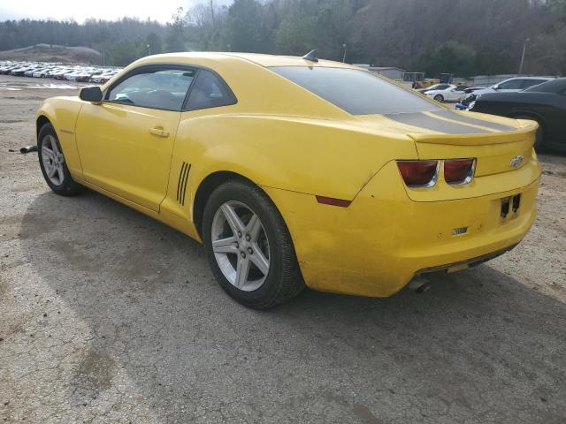 2G1FB1E38C9124744 - 2012 CHEVROLET CAMARO LT YELLOW photo 2