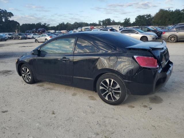 2HGFG12607H548584 - 2007 HONDA CIVIC LX BLACK photo 2