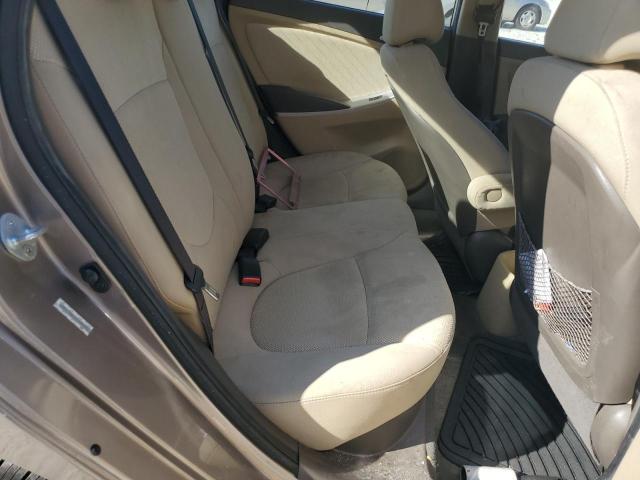 KMHCT4AE2DU487850 - 2013 HYUNDAI ACCENT GLS TAN photo 10