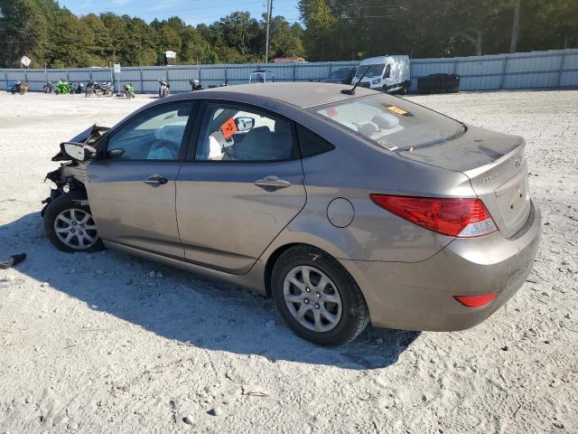 KMHCT4AE2DU487850 - 2013 HYUNDAI ACCENT GLS TAN photo 2