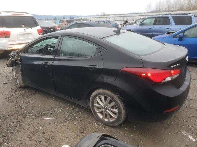 KMHDH4AE1EU056875 - 2014 HYUNDAI ELANTRA SE BLACK photo 2