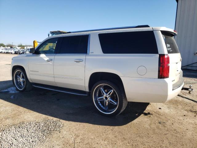 1GNSCKKC4FR211832 - 2015 CHEVROLET SUBURBAN C1500 LTZ WHITE photo 2