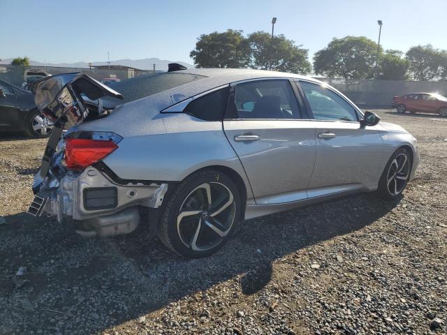 1HGCV1F36MA080363 - 2021 HONDA ACCORD SPORT ვერცხლისფერი ფოტო 3