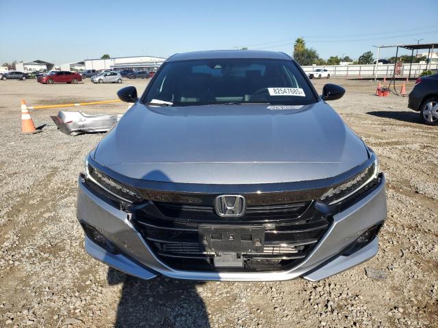1HGCV1F36MA080363 - 2021 HONDA ACCORD SPORT ვერცხლისფერი ფოტო 5