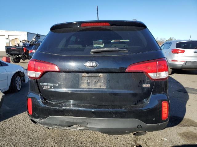 5XYKTDA65EG515927 - 2014 KIA SORENTO LX BLACK photo 6