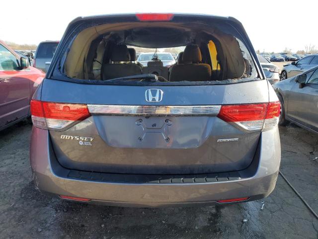 5FNRL5H42EB076492 - 2014 HONDA ODYSSEY EX GRAY photo 6