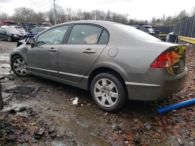 2HGFA16578H336821 - 2008 HONDA CIVIC LX BROWN photo 2