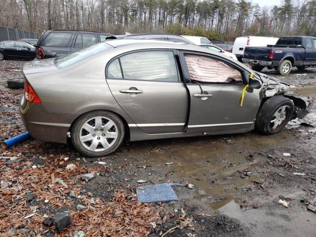 2HGFA16578H336821 - 2008 HONDA CIVIC LX BROWN photo 3