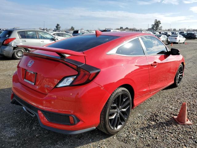 2HGFC3A50LH750108 - 2020 HONDA CIVIC SI RED photo 3