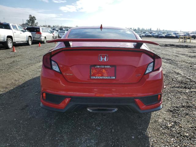 2HGFC3A50LH750108 - 2020 HONDA CIVIC SI RED photo 6