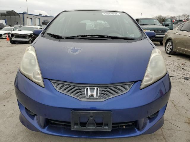 JHMGE8H59BC007205 - 2011 HONDA FIT SPORT BLUE photo 5